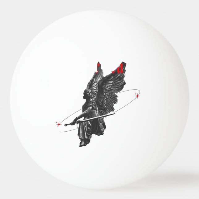 bolinha de ping pong 3 estatua arcanja  pingisboll (Framsidan)