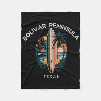 Bolivarhalvön Texas Män Kvinnor Surfing Fleecefilt