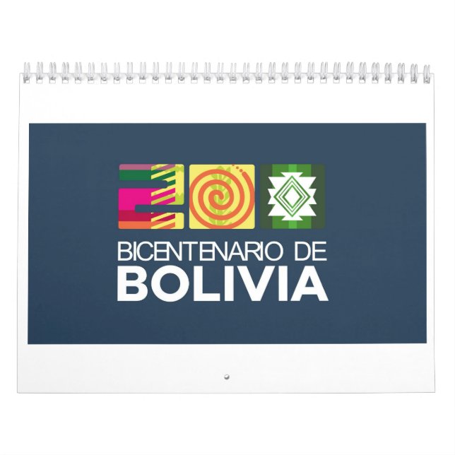 Bolivia 200 años libres kalender (Omslag)