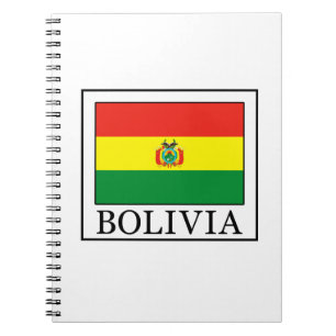 Bolivia Anteckningsbok Med Spiral