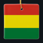 Bolivia (Bolivia) Flagga Julgransprydnad Keramik<br><div class="desc">Anpassade World Flagga Products ( i världen) - Lägg gärna till din egen text.</div>