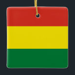 Bolivia (Bolivia) Flagga Julgransprydnad Keramik<br><div class="desc">Anpassade World Flagga Products ( i världen) - Lägg gärna till din egen text.</div>