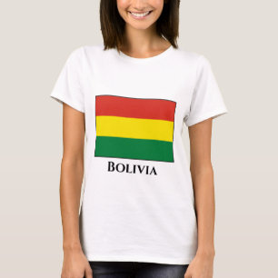 Bolivia (Bolivia) Flagga T Shirt