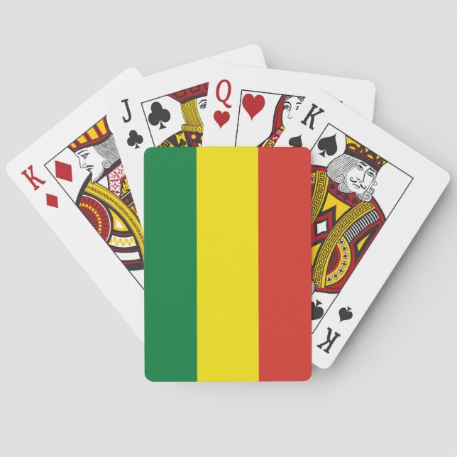 Bolivia (Bolivianska Flagga) Casinokort (Baksidan)