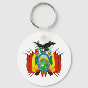 Bolivia COA Nyckelring