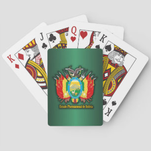 Bolivia COA Spel Kort