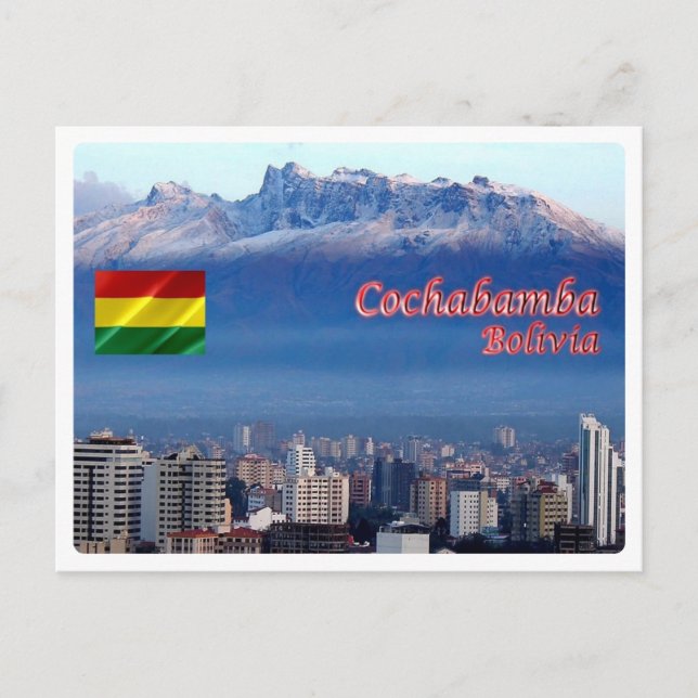 Bolivia - Cochabamba - Cordillera Tunari - Vykort (Framsida)