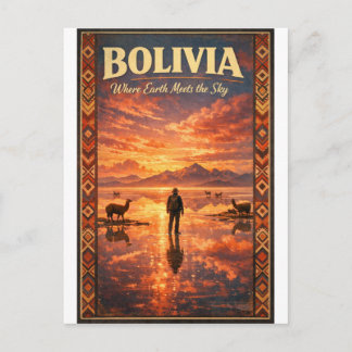 BOLIVIA – Där jorden möter himlen Vykort
