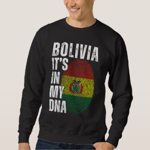Bolivia Det Finns I Mitt DNA Matchande Bolivian Mä Lång Ärmad Tröja