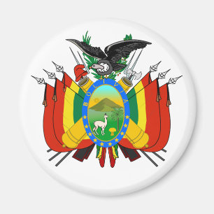 bolivia emblem magnet