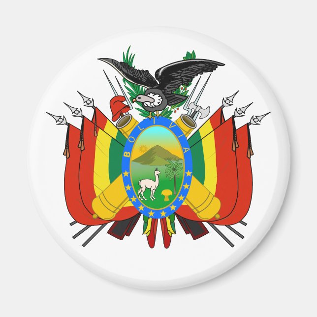 bolivia emblem magnet (Framsidan)