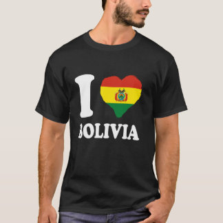 Bolivia Flag Bolivia stolthet Jag älskar Bolivia B T Shirt