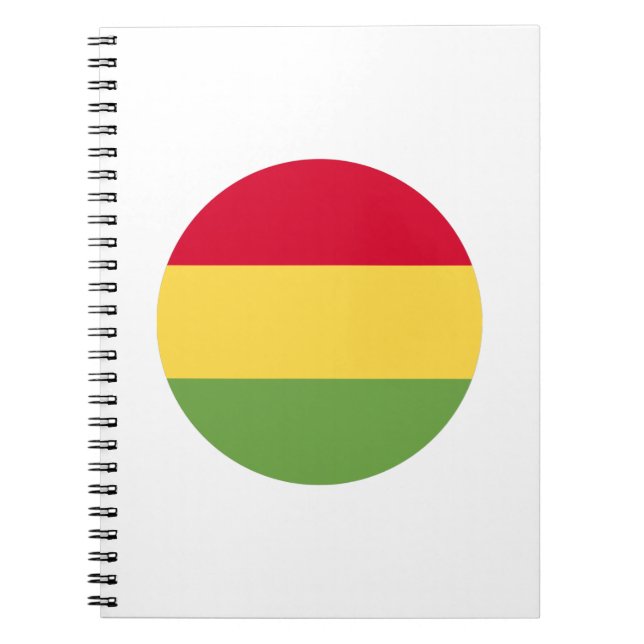 Bolivia Flagga Anteckningsbok (Framsidan)