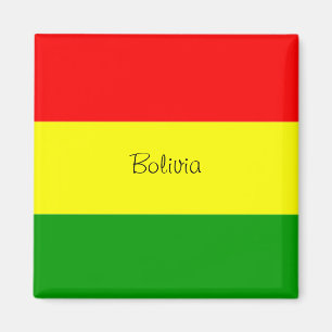 Bolivia: Flagga Bolivia, kylmagnet Magnet