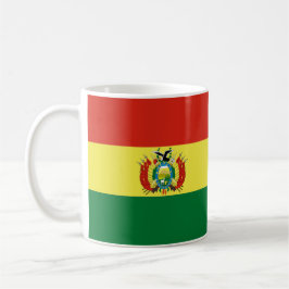 Bolivia Flagga Ceramic Mugg
