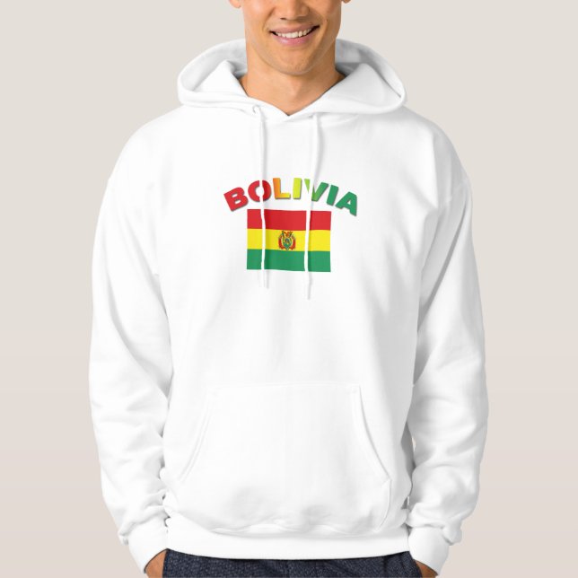 Bolivia flagga hoodie (Framsida)