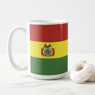 Bolivia flagga kaffemugg