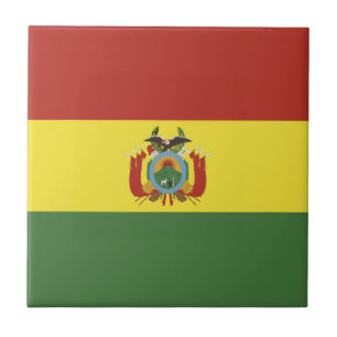 Bolivia flagga kakelplatta