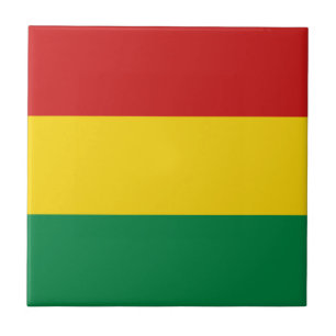 Bolivia Flagga Keramisk Platta Kakelplatta