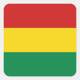 Bolivia Flagga Klistermärke