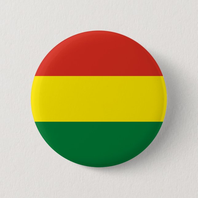 Bolivia Flagga Knapp (Framsida)
