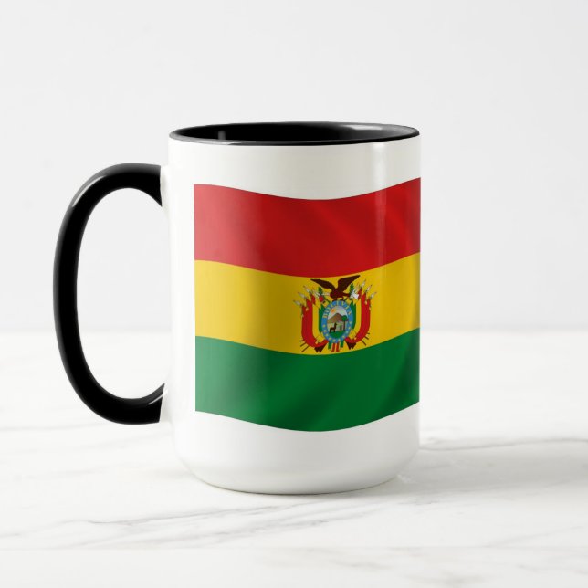 Bolivia Flagga Kopp (Vänster)