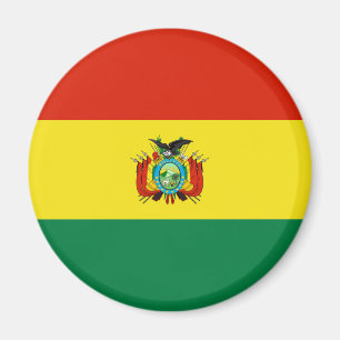 Bolivia flagga magnet