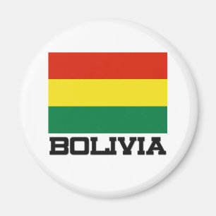 Bolivia flagga magnet