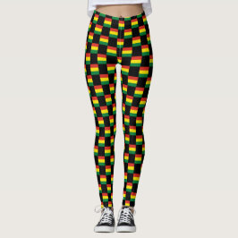 Bolivia Flagga Mönster Leggings