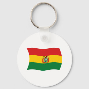 Bolivia Flagga Nyckelring