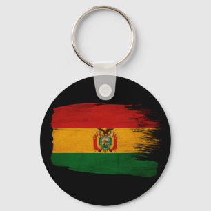 Bolivia Flagga Nyckelring