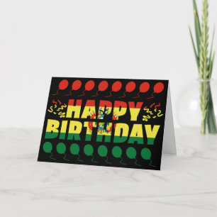 Bolivia Flagga Patriotic Birthday Kort