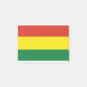 Bolivia Flagga Post-it Block