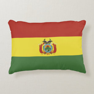 Bolivia flagga prydnadskudde