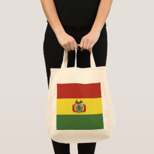 Bolivia flagga tygkasse
