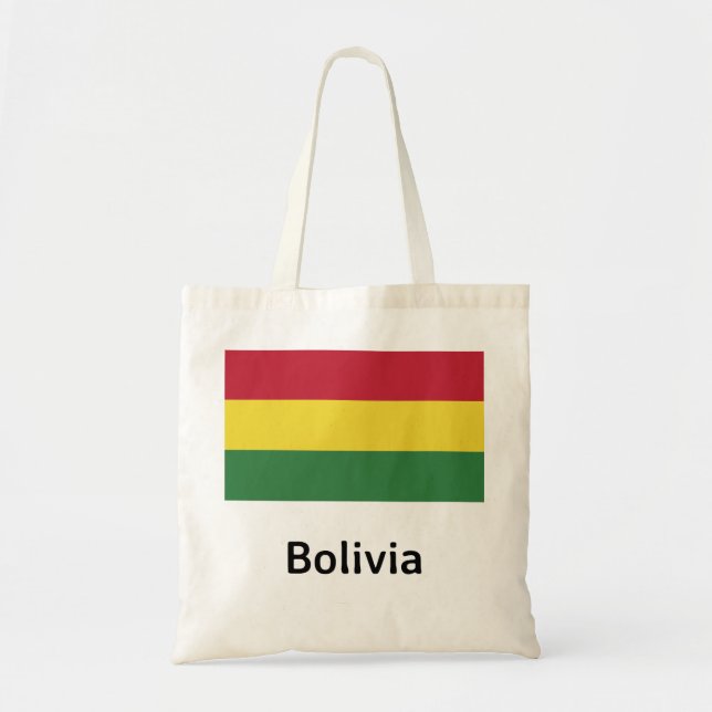 Bolivia Flagga Tygkasse (Framsidan)
