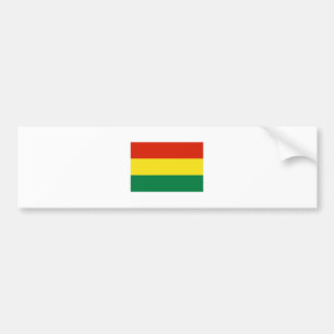 Bolivia FLAGGAinternationell Bildekal