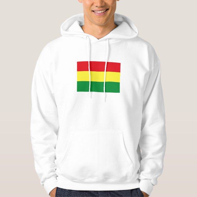 Bolivia flaggaT-tröja Munkjacka (Framsida)