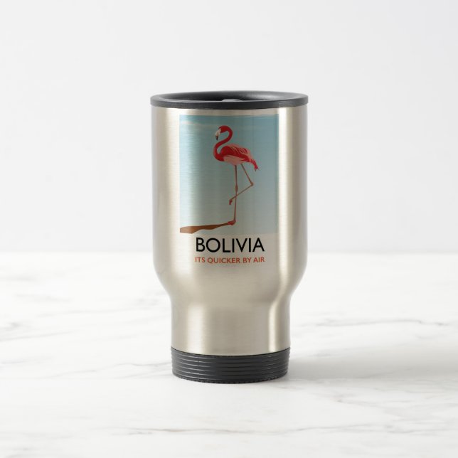 Bolivia Flamingo reseskylt Resemugg (Center)