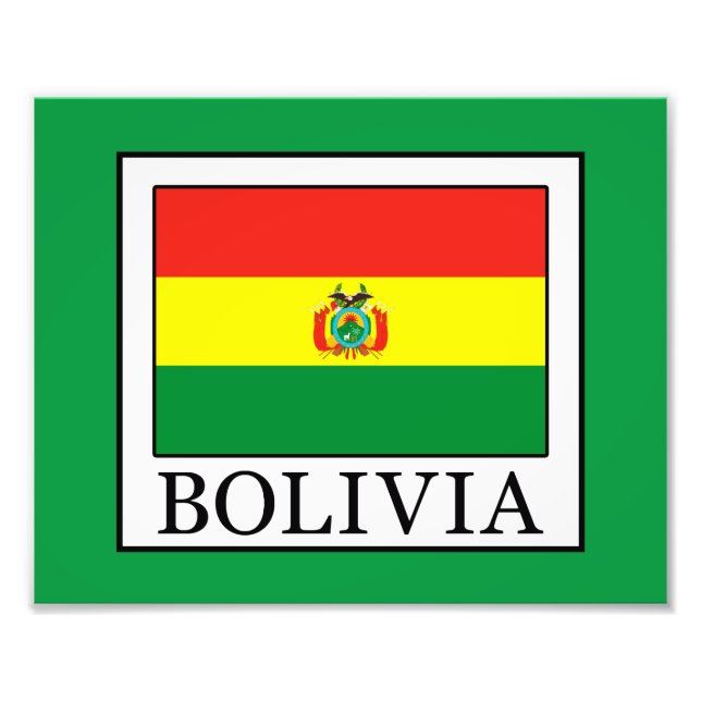 Bolivia Fototryck (Framsidan)