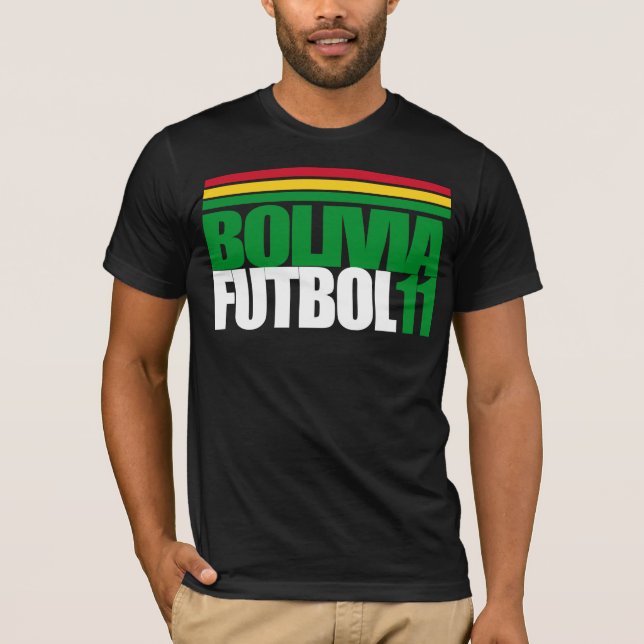 Bolivia Futbol 11 utslagsplats Tee (Framsida)