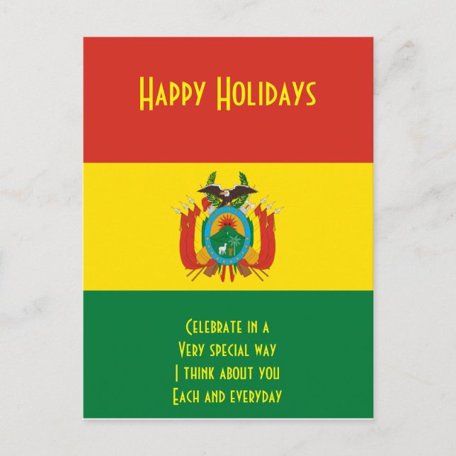 BOLIVIA HELG VYKORT (Framsida)