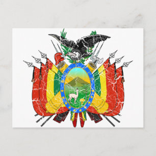 Bolivia Jackar om Arm Vykort