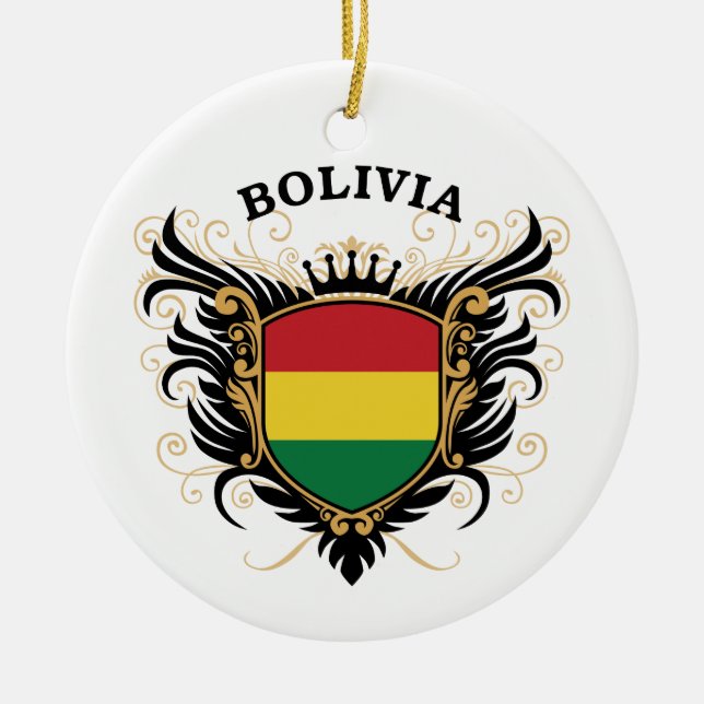 Bolivia Julgransprydnad Keramik (Framsidan)