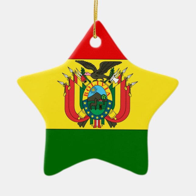 Bolivia Julgransprydnad Keramik (Framsidan)