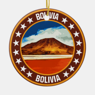 Bolivia Julgransprydnad Keramik