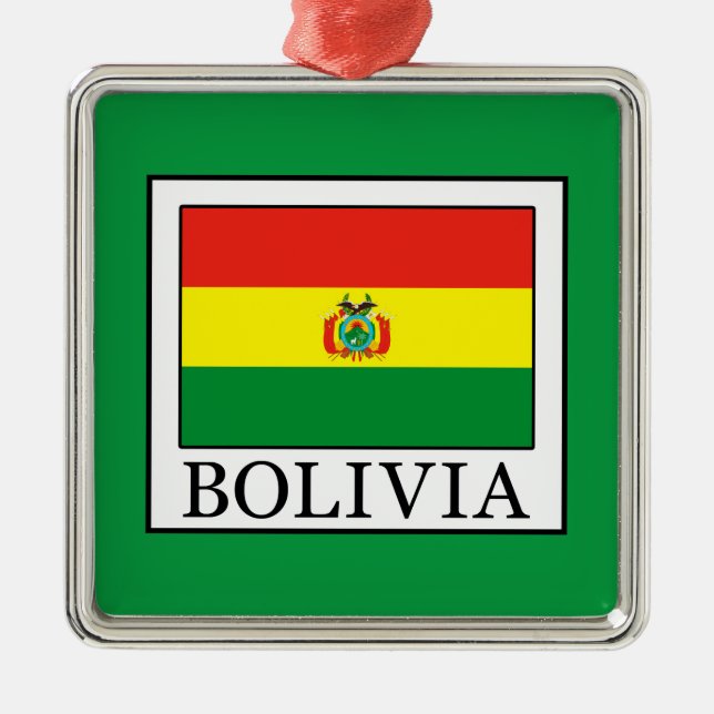 Bolivia Julgransprydnad Metall (Framsidan)