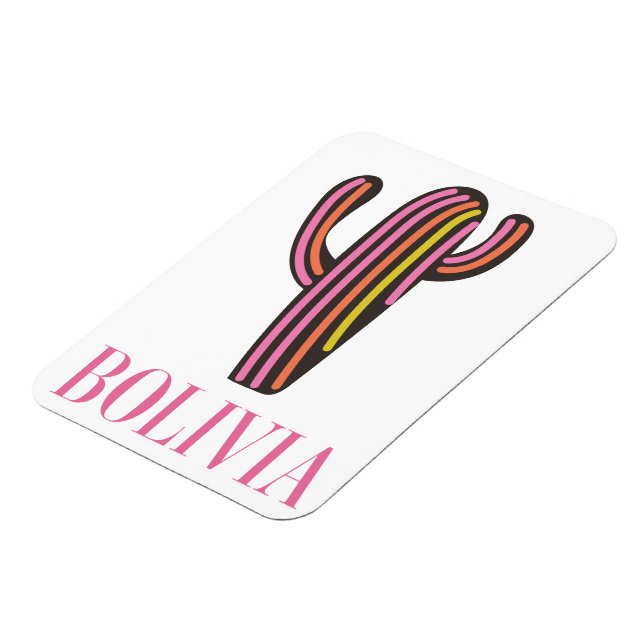 Bolivia kaktus reseskylt magnet (Vänstra Sidan)