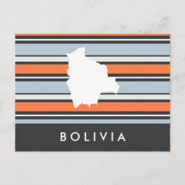 Bolivia karta: Moderna randar Vykort