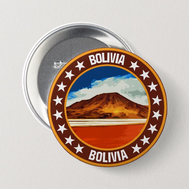 Bolivia Knapp (Framsida & baksida)